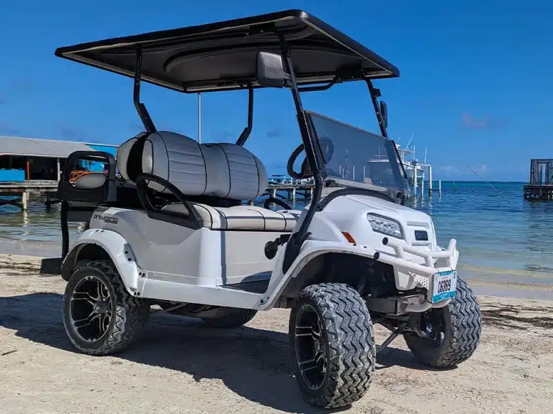 Ambergris Caye Island Transportation by Golf Cart
