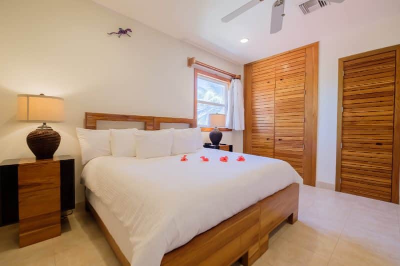 Beachfront Condo at the Phoenix in Belize Master Bedroom