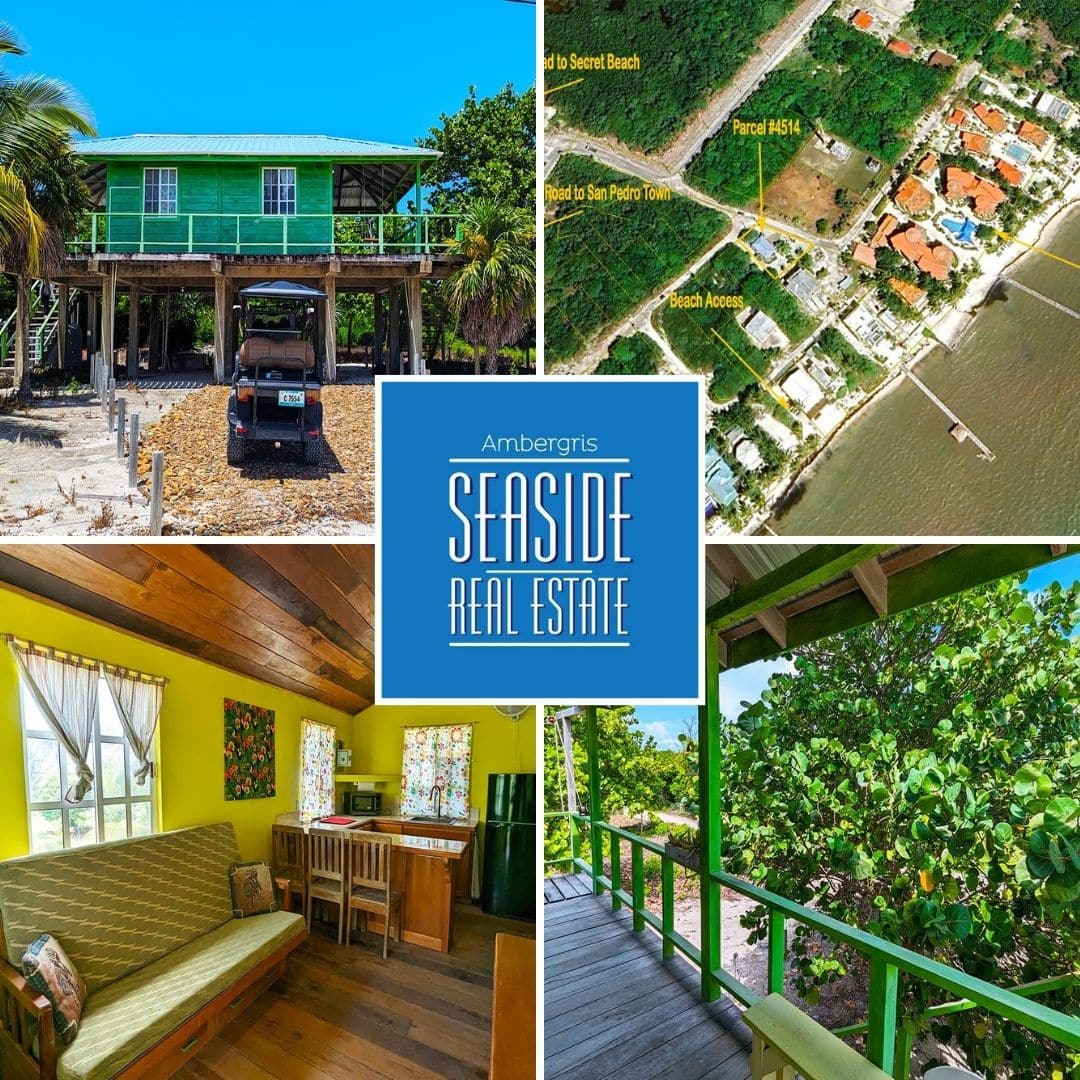 Casita Verde Beachview Home For Sale Amberris Caye