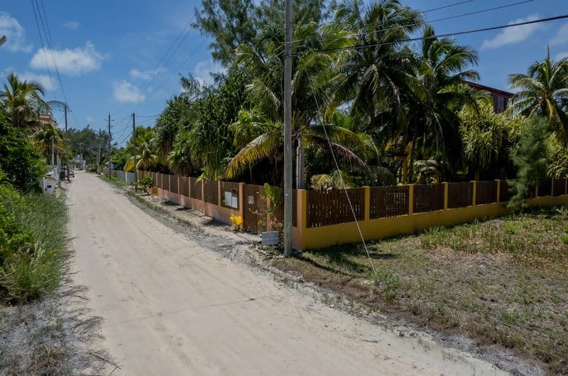 Beachview Home in Ambergris Caye - Casa Pura Vida View From Road