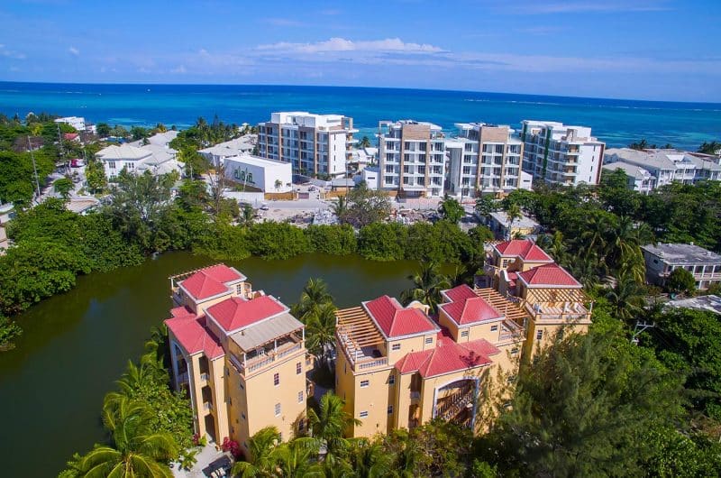 Ambergris Lake Villas - 3 Bedroom Oceanview - Aerial View 2