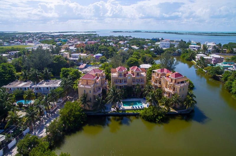 Ambergris Lake Villas - 3 Bedroom Oceanview - Aerial View