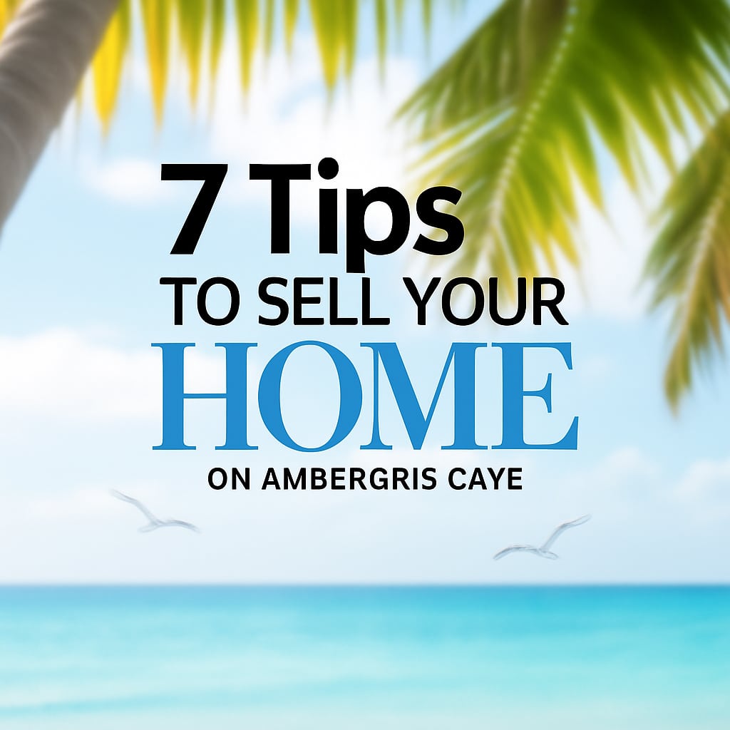 7 Tips to Sell Your Home on Ambergris Caye