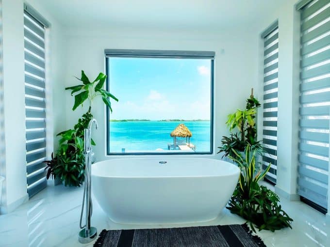 Beachfront Serenity Villa Bathroom At Eden Bay