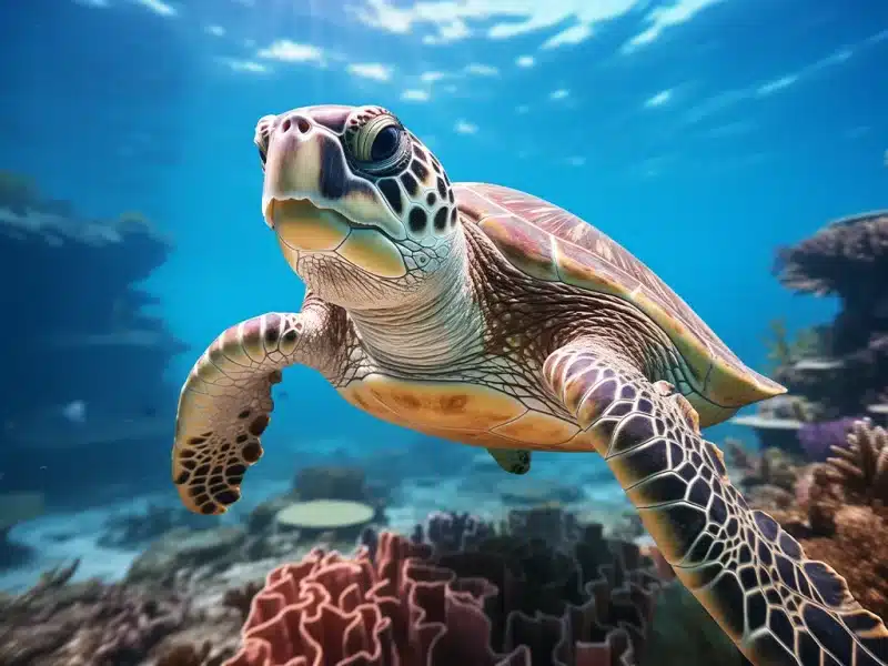 Sea Turtle in Belize