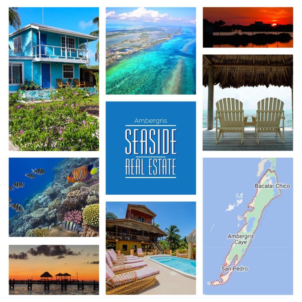 Discover Your Dream Property on Ambergris Caye - 9 Image Collage