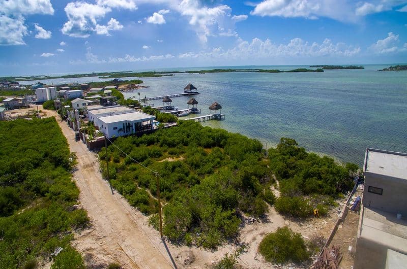 Waterfront property on Marina Drive with coastline in view