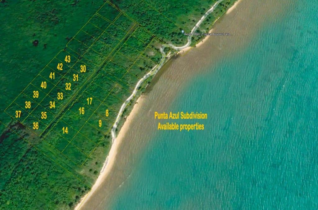 Ambergris Belize Beachfront Punta Azul