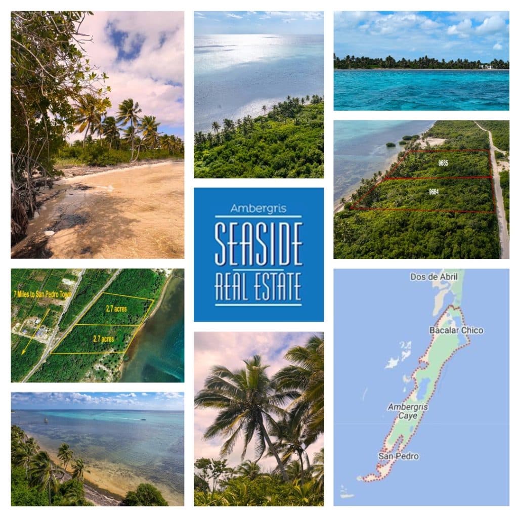 Beachfront Land for Sale in Belize: 2.7 Acres of Paradise on Ambergris Caye