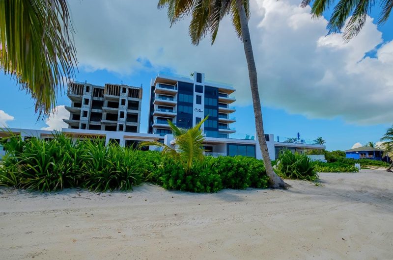 Clearwater Belize 2 Bedroom Condo Additional View of Building From Beach