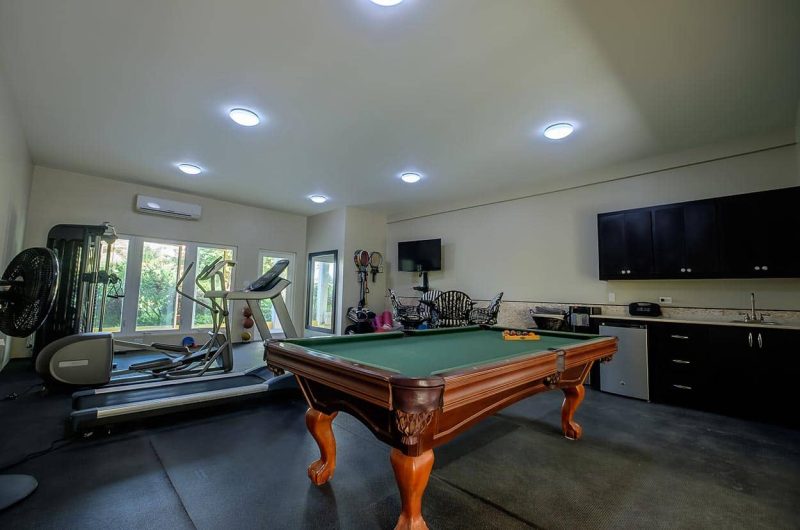 Wataview Beachfront Estate Fitness and Rec Room