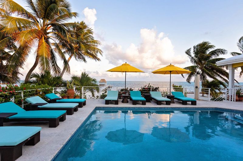 Wataview Beachfront Estate View of Pool and Ocean